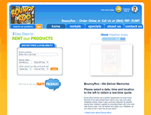 Tablet Screenshot of bouncyroo.com